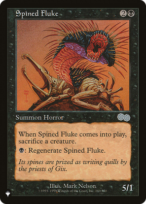 Magic: The Gathering - Spined Fluke - The List