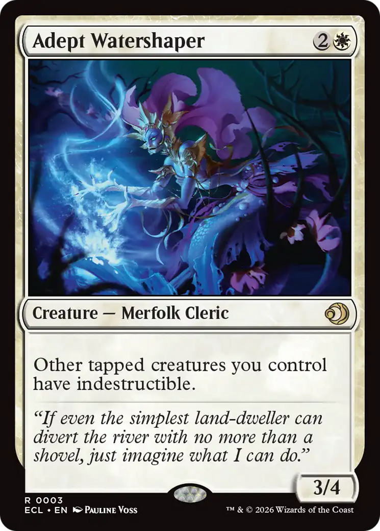 Magic: The Gathering - Adept Watershaper - Lorwyn Eclipsed