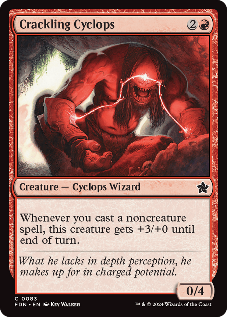 Magic: The Gathering - Crackling Cyclops - Foundations