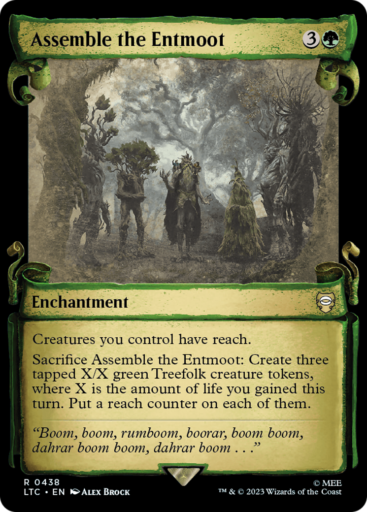 Magic: The Gathering - Assemble the Entmoot Foil - Tales of Middle-earth Commander