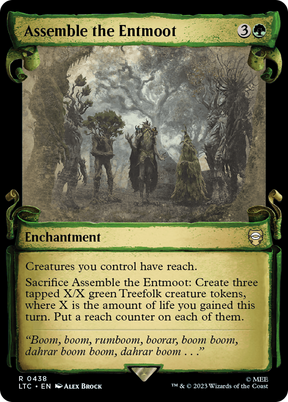 Magic: The Gathering - Assemble the Entmoot Foil - Tales of Middle-earth Commander