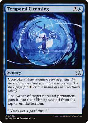 Magic: The Gathering - Temporal Cleansing Foil - March of the Machine