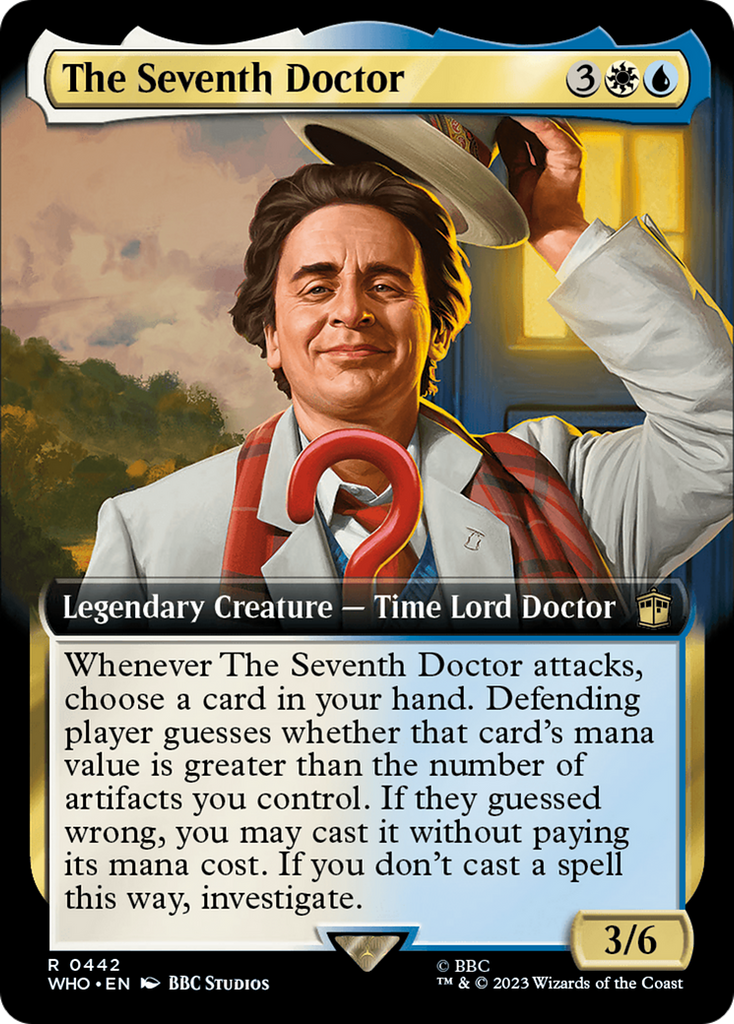 Magic: The Gathering - The Seventh Doctor Foil - Doctor Who