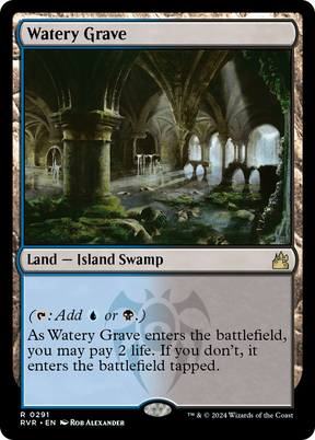 Magic: The Gathering - Watery Grave Foil - Ravnica Remastered