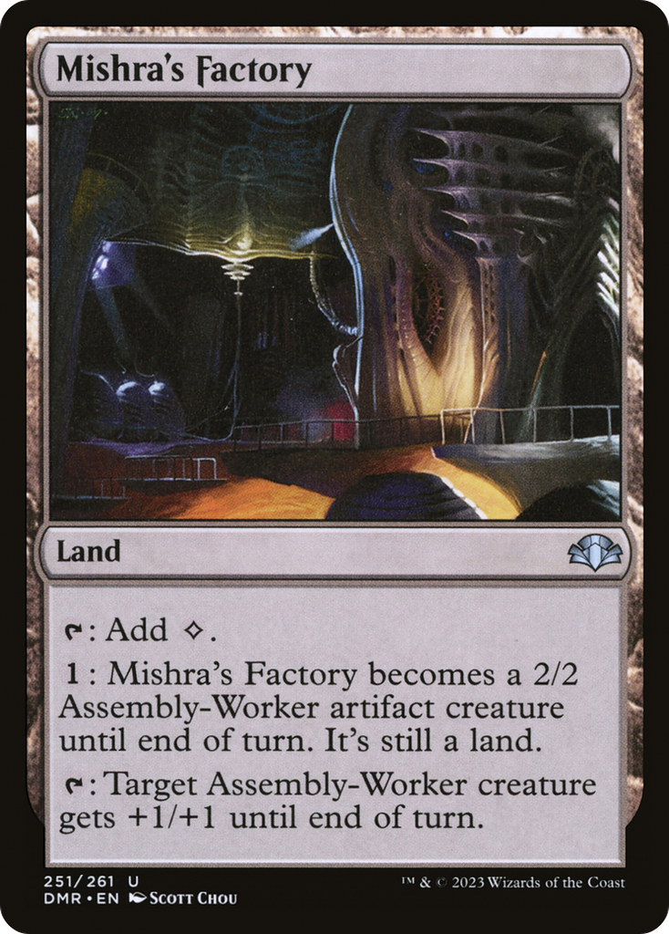 Magic: The Gathering - Mishra's Factory Foil - Dominaria Remastered