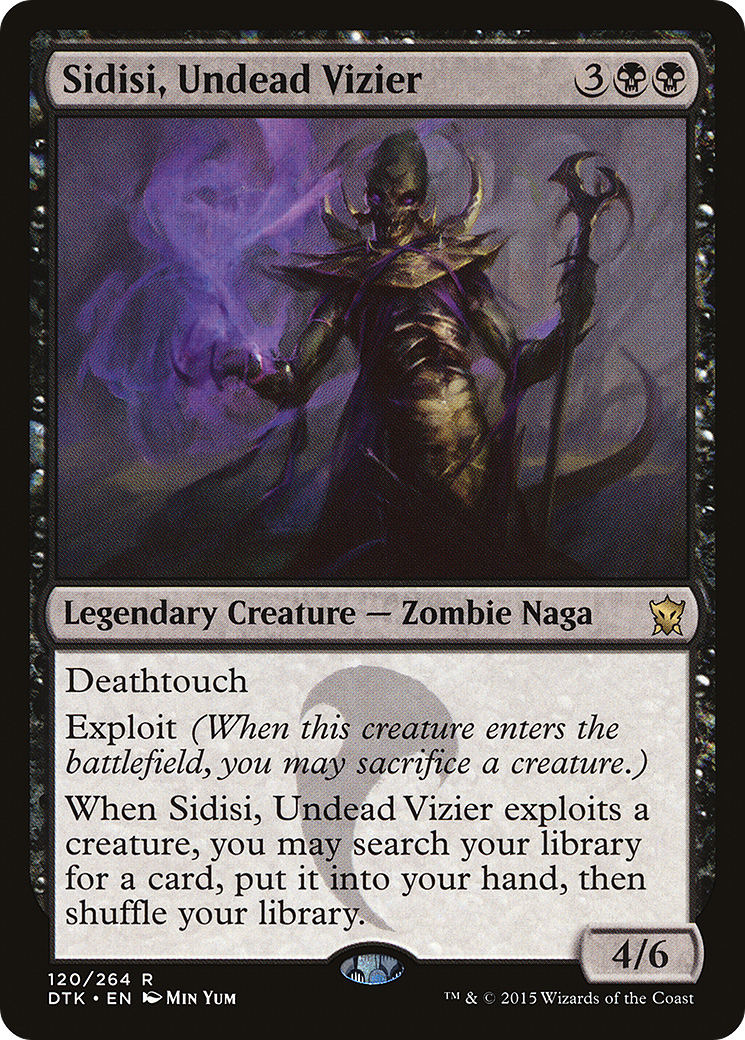 Magic: The Gathering - Sidisi, Undead Vizier Foil - Dragons of Tarkir
