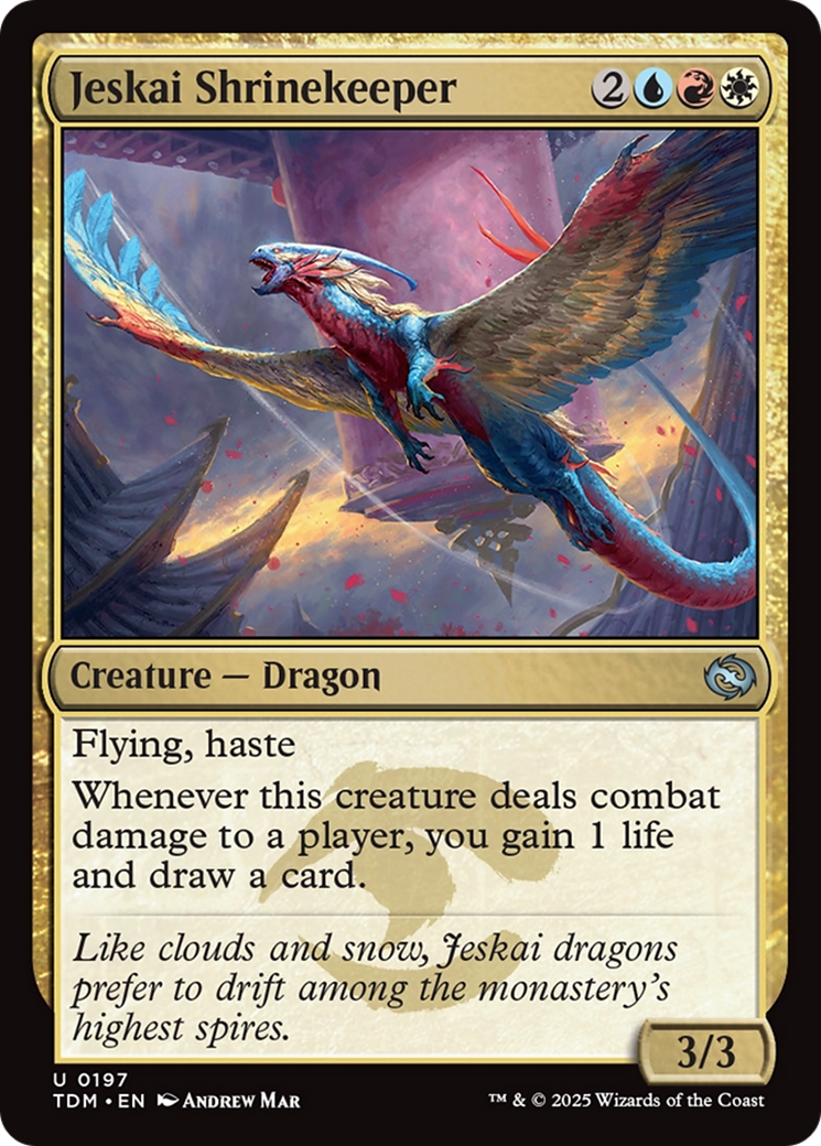 Magic: The Gathering - Jeskai Shrinekeeper Foil - Tarkir: Dragonstorm