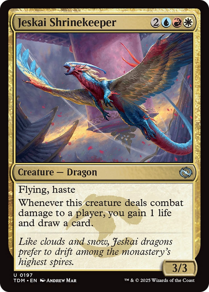 Magic: The Gathering - Jeskai Shrinekeeper - Tarkir: Dragonstorm