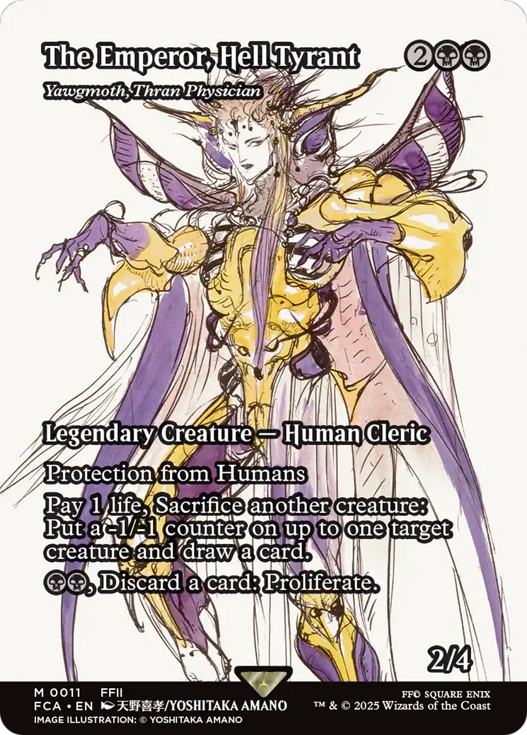 Magic: The Gathering - Yawgmoth, Thran Physician Foil - Final Fantasy: Through the Ages