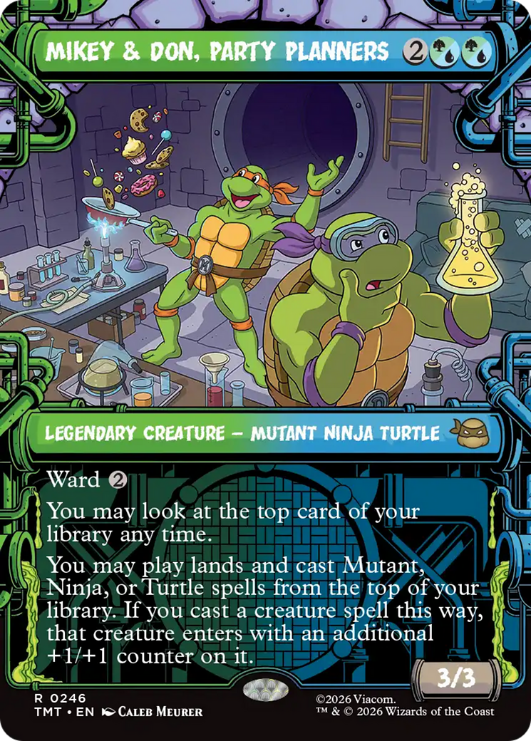 Magic: The Gathering - Mikey & Don, Party Planners - Teenage Mutant Ninja Turtles