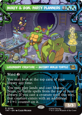 Magic: The Gathering - Mikey & Don, Party Planners - Teenage Mutant Ninja Turtles