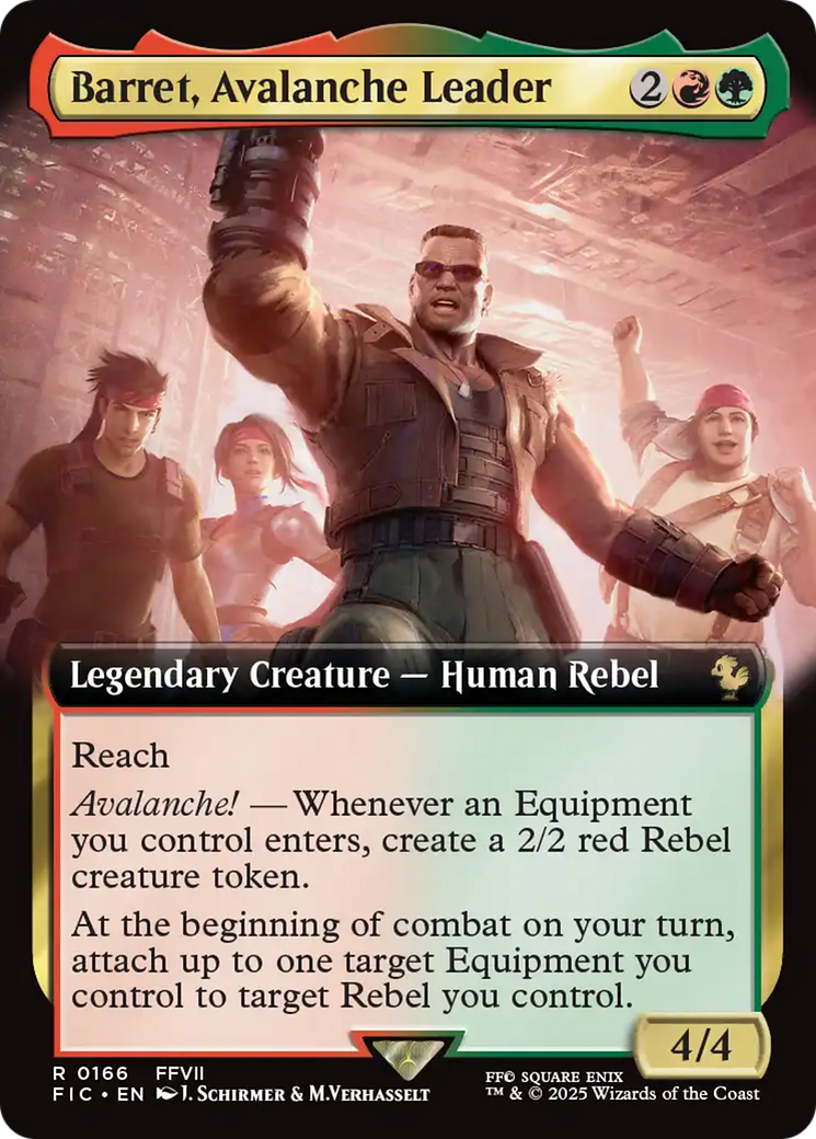 Magic: The Gathering - Barret, Avalanche Leader - Final Fantasy Commander