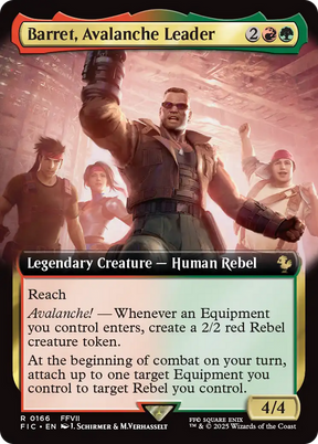 Magic: The Gathering - Barret, Avalanche Leader - Final Fantasy Commander