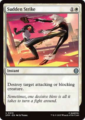 Magic: The Gathering - Sudden Strike Foil - Marvel's Spider-Man