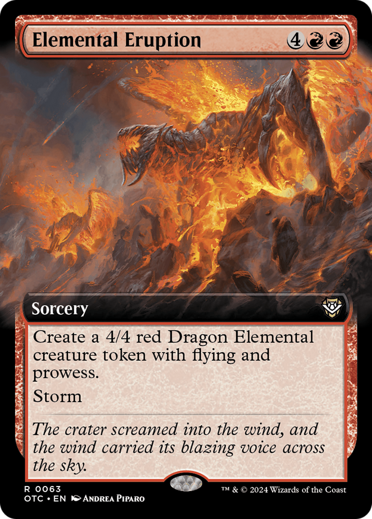 Magic: The Gathering - Elemental Eruption - Outlaws of Thunder Junction Commander