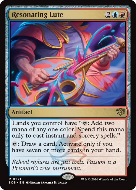 Magic: The Gathering - Resonating Lute - Secrets of Strixhaven