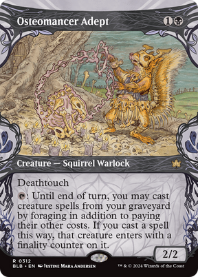 Magic: The Gathering - Osteomancer Adept Foil - Bloomburrow