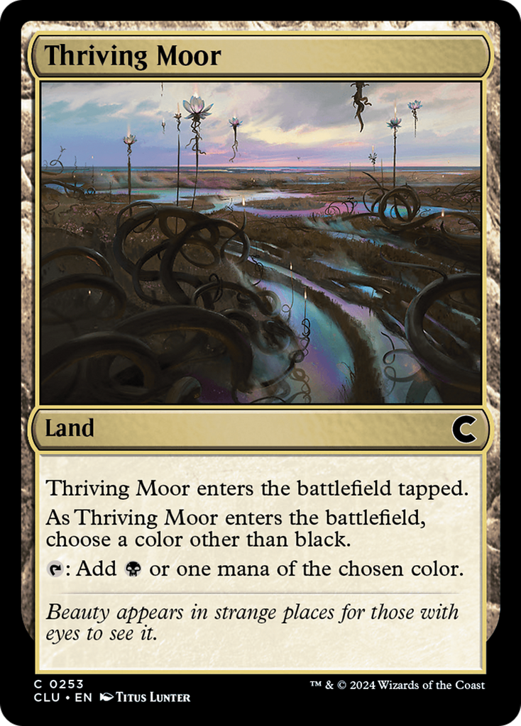 Magic: The Gathering - Thriving Moor - Ravnica: Clue Edition