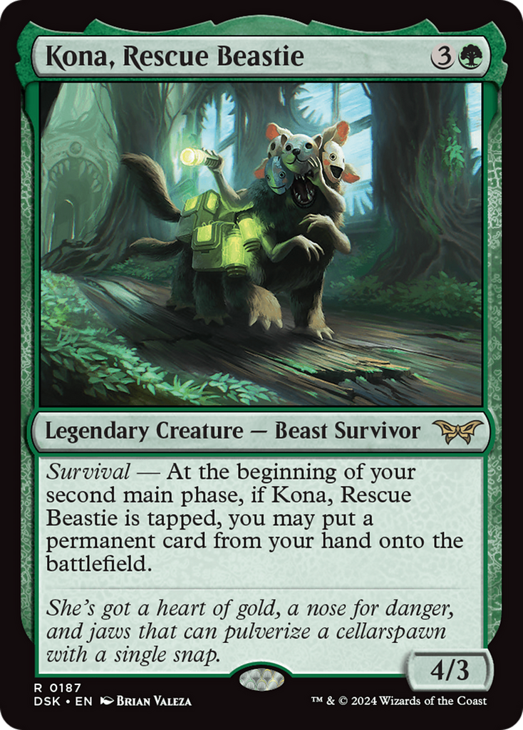 Magic: The Gathering - Kona, Rescue Beastie - Duskmourn: House of Horror