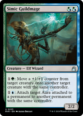 Magic: The Gathering - Simic Guildmage - Ravnica Remastered