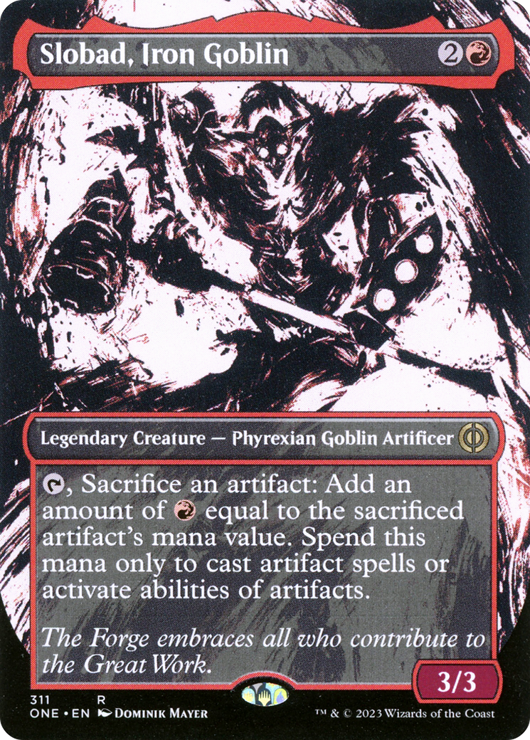Magic: The Gathering - Slobad, Iron Goblin - Phyrexia: All Will Be One