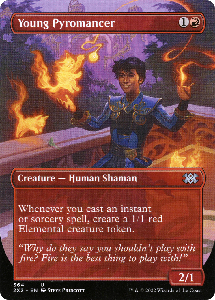 Magic: The Gathering - Young Pyromancer Foil - Double Masters 2022
