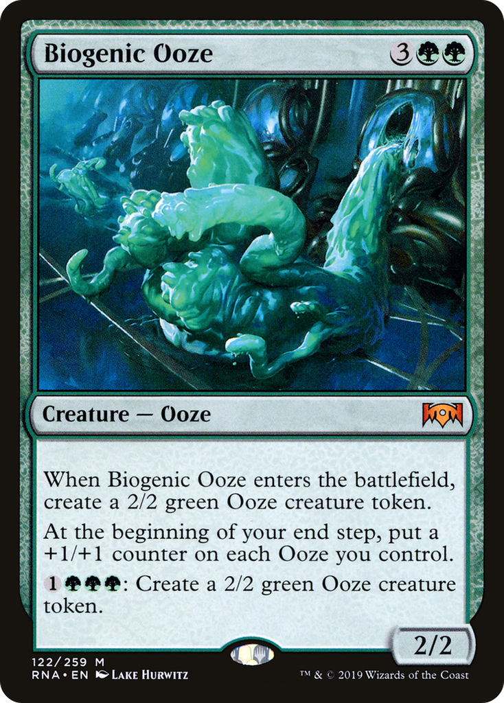 Magic: The Gathering - Biogenic Ooze Foil - Ravnica Allegiance