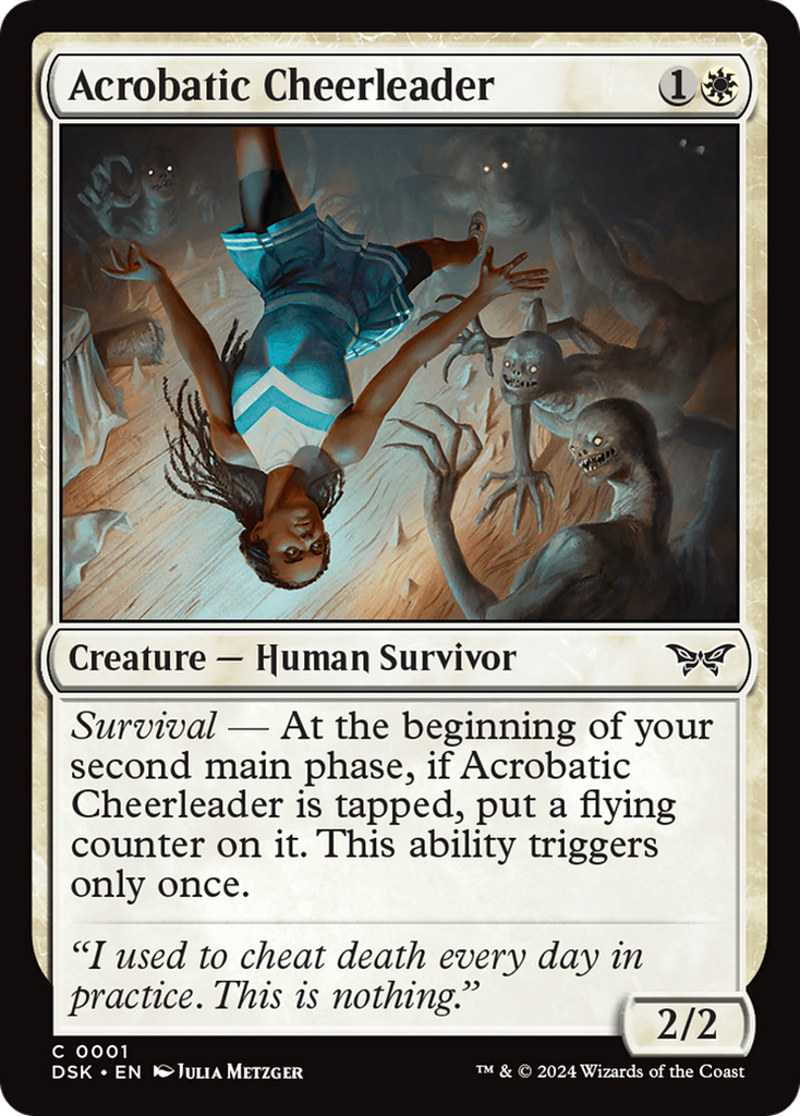 Magic: The Gathering - Acrobatic Cheerleader - Duskmourn: House of Horror