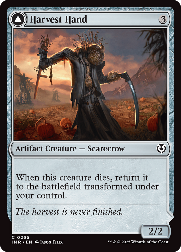 Magic: The Gathering - Harvest Hand // Scrounged Scythe - Innistrad Remastered