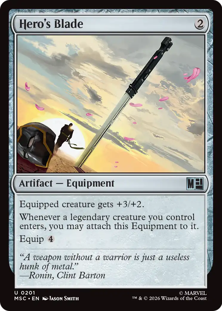 Magic: The Gathering - Hero's Blade - Marvel Super Heroes Commander