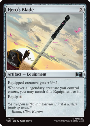 Magic: The Gathering - Hero's Blade - Marvel Super Heroes Commander