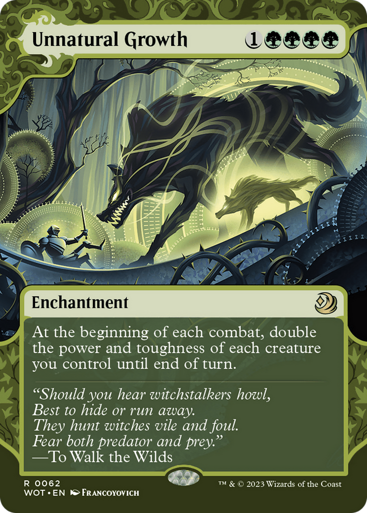 Magic: The Gathering - Unnatural Growth - Wilds of Eldraine: Enchanting Tales
