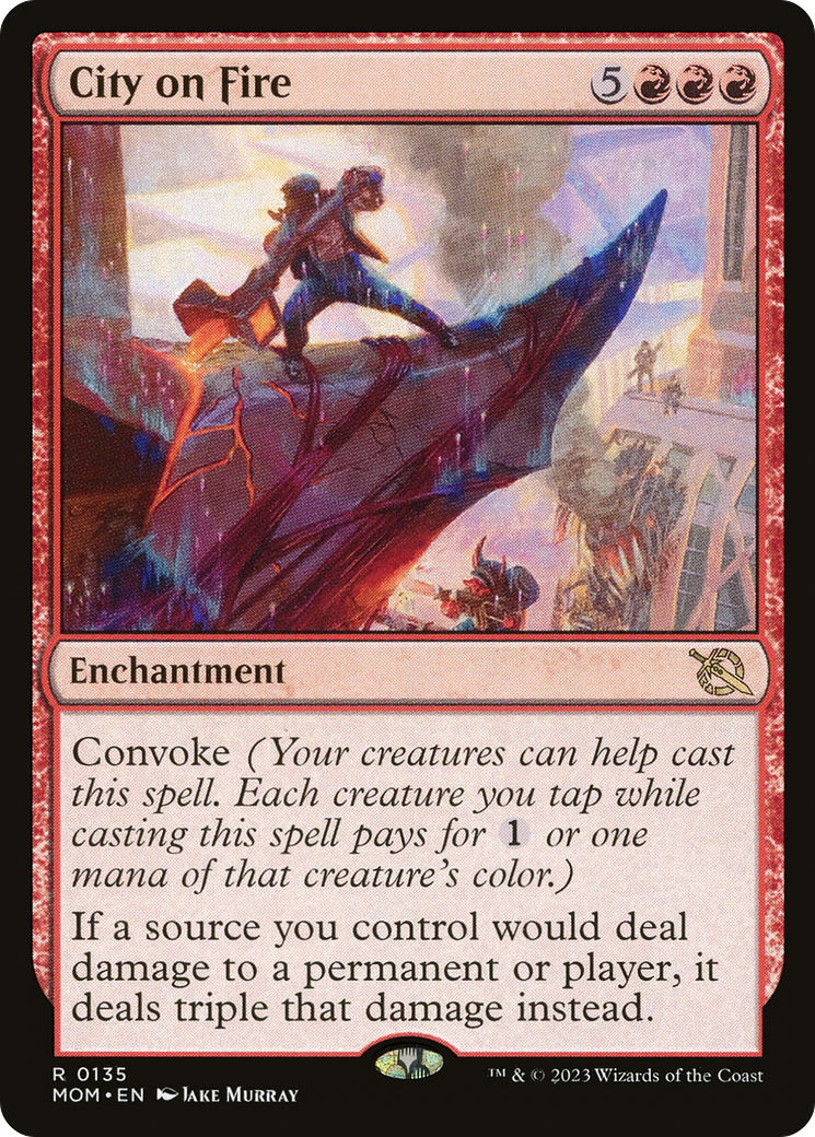 Magic: The Gathering - City on Fire - March of the Machine