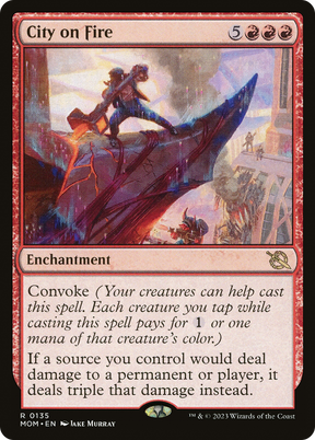 Magic: The Gathering - City on Fire - March of the Machine