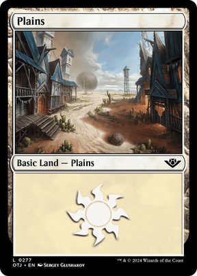 Magic: The Gathering - Plains - Outlaws of Thunder Junction