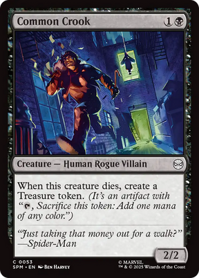 Magic: The Gathering - Common Crook Foil - Marvel's Spider-Man
