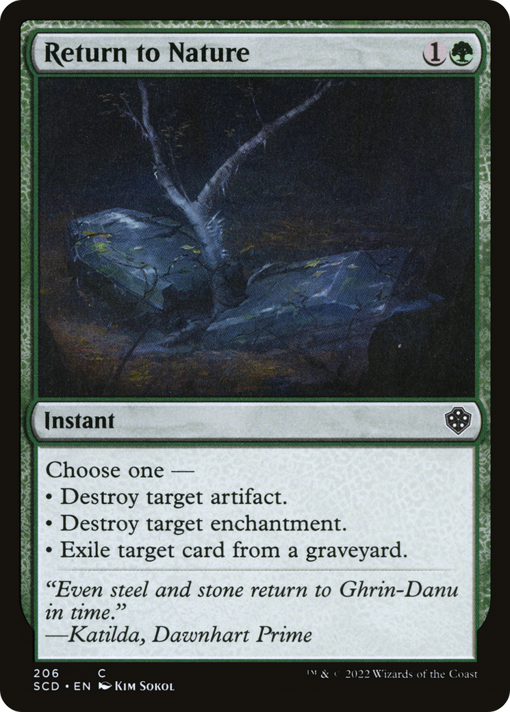 Magic: The Gathering - Return to Nature - Starter Commander Decks