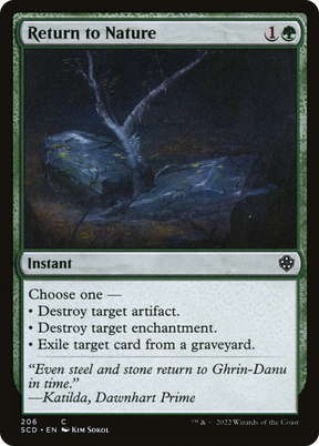 Magic: The Gathering - Return to Nature - Starter Commander Decks