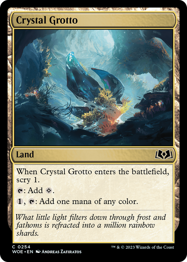 Magic: The Gathering - Crystal Grotto - Wilds of Eldraine