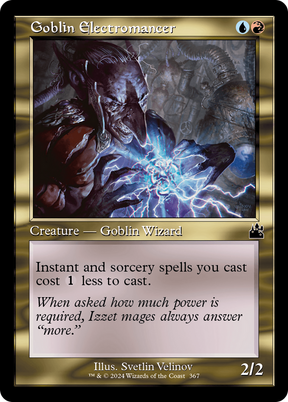 Magic: The Gathering - Goblin Electromancer - Ravnica Remastered