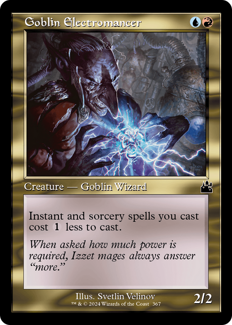 Magic: The Gathering - Goblin Electromancer Foil - Ravnica Remastered