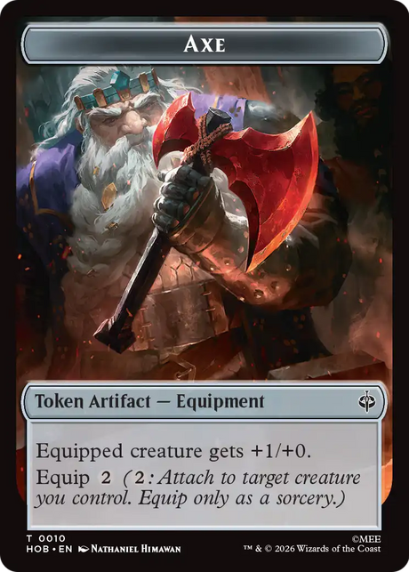 Magic: The Gathering - Axe Token - The Hobbit Tokens