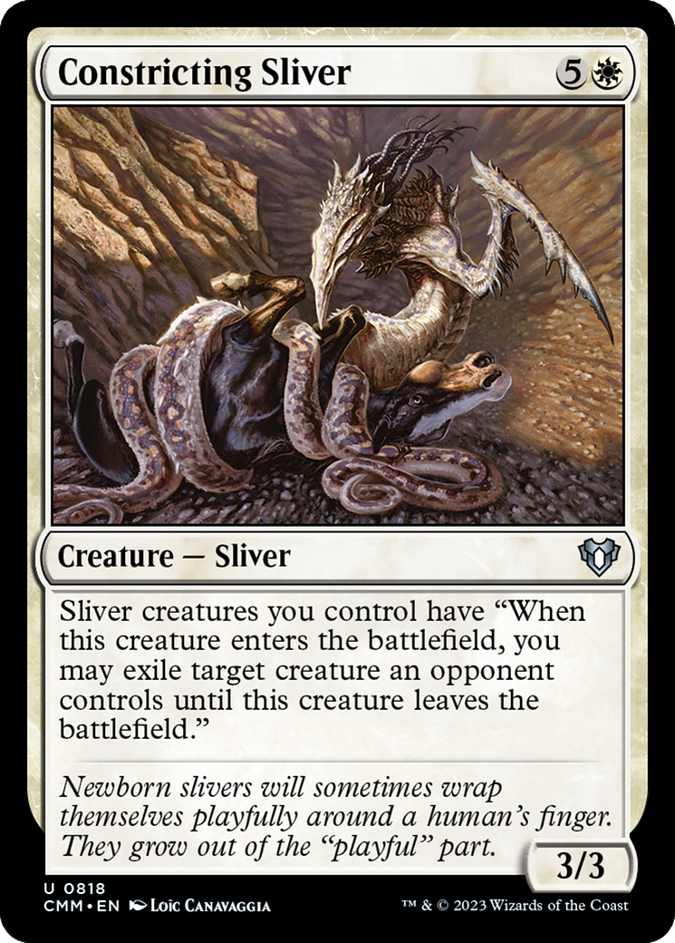 Magic: The Gathering - Constricting Sliver - Commander Masters