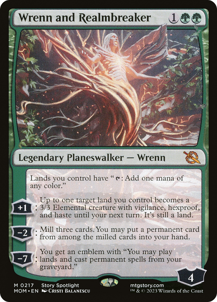 Magic: The Gathering - Wrenn and Realmbreaker Foil - March of the Machine