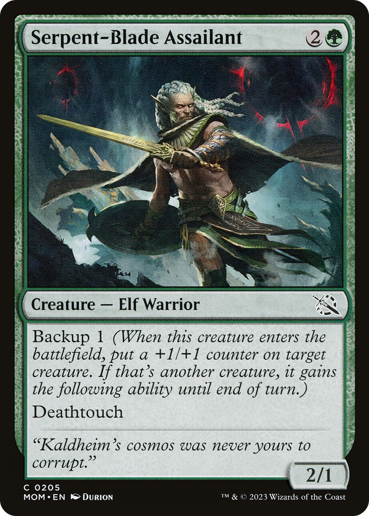 Magic: The Gathering - Serpent-Blade Assailant Foil - March of the Machine