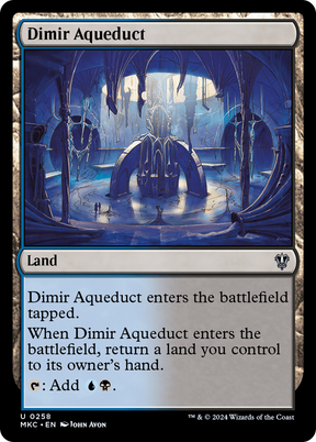 Magic: The Gathering - Dimir Aqueduct - Murders at Karlov Manor Commander
