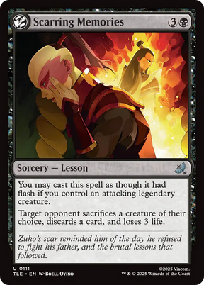 Magic: The Gathering - Scarring Memories Foil - Avatar: The Last Airbender Eternal