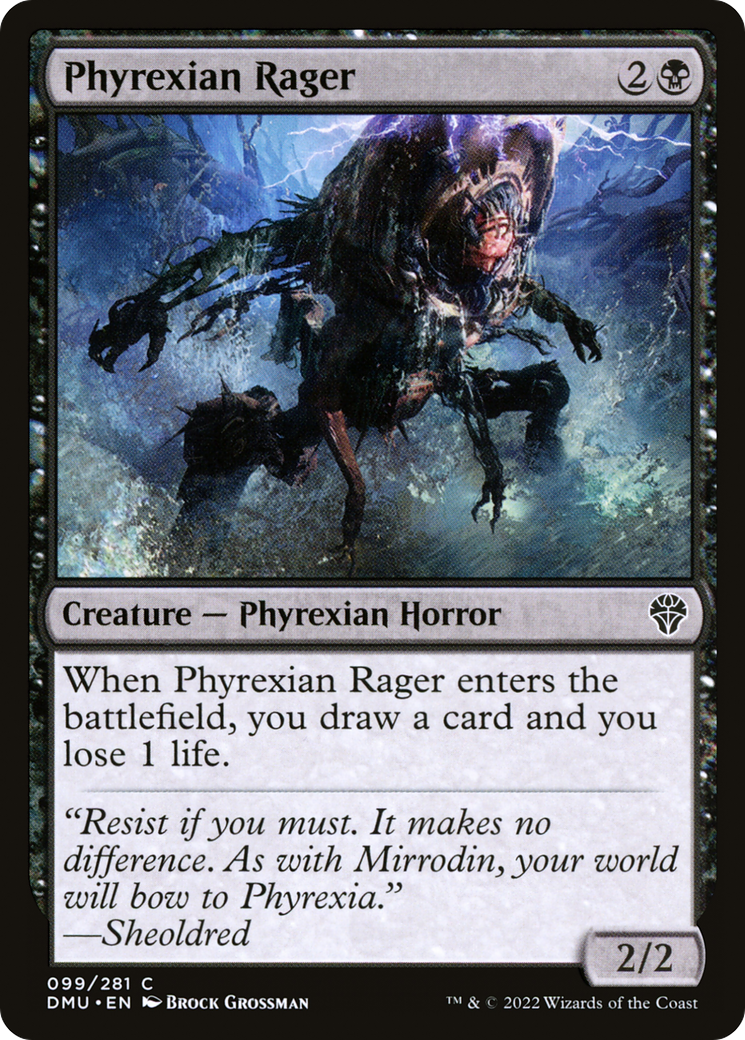 Magic: The Gathering - Phyrexian Rager - Dominaria United