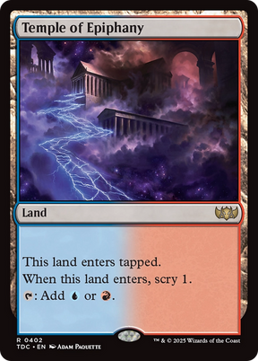Magic: The Gathering - Temple of Epiphany - Tarkir: Dragonstorm Commander