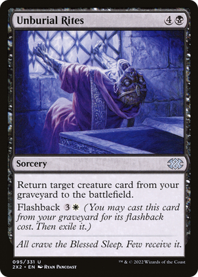 Magic: The Gathering - Unburial Rites Foil - Double Masters 2022